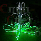 Уличный фонтан "Зимний 2,5м" зеленый